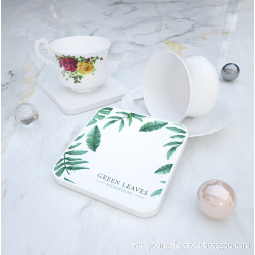 water absorbent diatomite coaster for homeware